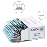 Safe N Simple Adhesive Remover Wipe (895484_BX) 50/BX
