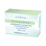 DermaPro™ Waterproof Medical Tape White 1 Inch X 5 Yard Silicone NonSterile (1059078_RL) 1/RL