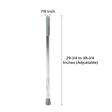 McKesson Round Handle Cane Aluminum 29-3/4 to 38-3/4 Inch Height Chrome (1065221_CS) 6/CS