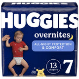 Huggies® Overnites Unisex Baby Diaper Size 7 Disposable Heavy Absorbency (1254304_CS) 52/CS