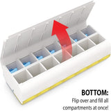 Ezy Dose® Pill Organizer X-Large 7 Day 2 Dose (1010232_EA) 1/EA