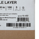 McKesson Sterilization Wrap Blue 30 X 30 Inch Single Layer Cellulose Steam / EO Gas (1156132_CS) 5/CS