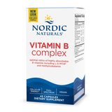 Nordic Naturals® Vitamin B Complex Dietary Supplement Vitamin B1 37 mg Strength Capsule 45 per Bottle (1264954_BT) 1/BT