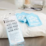 McKesson Terries™ Slipper Socks Unisex Child Double Tread Single Patient Use Light Blue (558993_PR) 1/PR