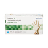 McKesson Confiderm® Exam Glove Large NonSterile Latex Standard Cuff Length Smooth Ivory Not Rated (354437_BX) 100/BX
