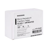 McKesson Capillary Blood Collection Tube Plain 75 µL Without Closure Glass Tube (1082111_BX) 1000/BX