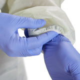 McKesson Protective Procedure Gown One Size Fits Most Yellow NonSterile AAMI Level 2 Disposable (1247991_CS) 100/CS
