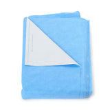 QUICK CHECK* H400 Sterilization Wrap White / Blue 45 X 45 Inch Dual Layer SMS Polypropylene Steam / EO Gas / Hydrogen Peroxide (825785_BG) 24/BG
