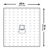 McKesson EENT Drape Surgical Ophthalmic Drape 48 W X 51 L Inch Sterile (1101301_PK) 1/PK