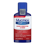 Mucinex® Fast-Max™ Cold and Cough Relief 20 mg - 400 mg - 10 mg / 5 mL Strength Liquid 6 oz. (1044221_EA) 1/EA