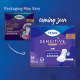 TENA® Sensitive Care Extra Coverage Bladder Control Pad 16 Inch Length Heavy Absorbency Super Absorbent Core One Size Fits Most (1009261_CS) 84/CS