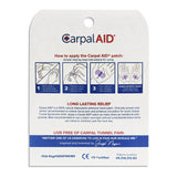 Carpal AID® Patch Hand-Based Carpal Tunnel Support Plastic Left or Right Hand Clear One Size Fits Most (1254008_PK) 30/PK