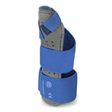 McKesson Wrist Brace with Thumb Spica Preformed Right Hand Blue / Gray Large / X-Large (1159134_EA) 1/EA