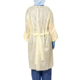 Precept® Protective Procedure Gown One Size Fits Most Yellow NonSterile AAMI Level 2 Disposable (1197109_BG) 10/BG