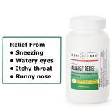 HEALTHSTAR® Allergy Relief 4 mg Strength Tablet 1,000 per Bottle (558678_CS) 12/CS