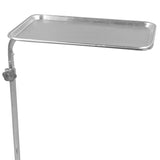 McKesson Mayo Instrument Stand Hand Operated Single Post U-Shaped Base Small Tray (691124_EA) 1/EA
