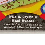 Looney Tunes™ Stat Strip® Adhesive Strip 3/4 X 3 Inch Plastic Rectangle Kid Design (Looney Tunes Wile Coyote / Roadrunner) Sterile (278008_BX) 100/BX