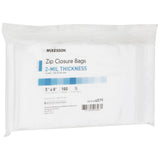 McKesson Reclosable Bag 5 X 8 Inch Polyethylene Clear Zipper Closure (1057373_CS) 40/CS