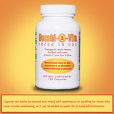 Decubivite® Three In One Multivitamin Supplement Vitamin / Minerals 500 mg Strength Capsule 100 per Bottle (772098_BT) 1/BT