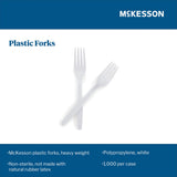 McKesson Fork Heavy Weight White Polypropylene (959242_CS) 1000/CS