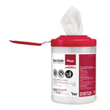 Sani-Cloth® Plus Surface Disinfectant Cleaner Premoistened Germicidal Manual Pull Wipe 160 Count Canister Alcohol Scent NonSterile (370845_BX) 160/BX