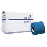 Medi-Rip® Cohesive Bandage 3 Inch X 5 Yard Self-Adherent Closure Blue NonSterile Standard Compression (443870_CS) 96/CS