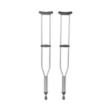 McKesson Underarm Crutches Tall Adult 5 Foot 10 Inch to 6 Foot 6 Inch User Height Aluminum Frame 350 lbs. Weight Capacity (1065232_CS) 8/CS