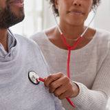 McKesson General Exam Stethoscope Red 1-Tube 21 Inch Tube Single Sided Chestpiece (363739_EA) 1/EA