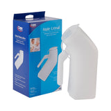 Carex® Male Urinal 32 oz. / 946 mL With Closure Single Patient Use (421043_CS) 6/CS