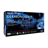 Diamond Grip™ Exam Glove Large NonSterile Latex Standard Cuff Length Textured Fingertips White Not Rated (307871_BX) 100/BX