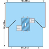 Halyard Basics* Neurology Drape Universal Spine Drape 112 W X 99 W X 138 L Inch Sterile (781387_EA) 1/EA
