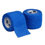 3M™ Coban™ Cohesive Bandage 3 Inch X 5 Yard Self-Adherent Closure Blue NonSterile Standard Compression (176489_BX) 24/BX