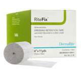 RiteFix™ Water Resistant Dressing Retention Tape with Liner White 6 Inch X 11 Yard Nonwoven NonSterile (939644_BX) 1/BX