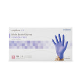 McKesson Confiderm® 3.0 Exam Glove Small NonSterile Nitrile Standard Cuff Length Textured Fingertips Blue Not Rated (1107940_CS) 1000/CS