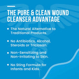 Pure&Clean® Wound Cleanser 8 oz. Spray Bottle NonSterile Antimicrobial (1046002_BT) 1/BT