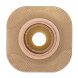 New Image™ Flat CeraPlus™ Ostomy Barrier Precut, Extended Wear Adhesive Tape Borders 1-3/4 Inch Flange Green Code 7/8 Inch Opening (1195892_BX) 5/BX