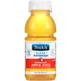 Thick-It® Clear Advantage® Thickened Beverage 8 oz. Bottle Apple Flavor Liquid IDDSI Level 3 Moderately Thick/Liquidized (803928_CS) 24/CS