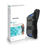 McKesson Wrist Brace with Abducted Thumb Aluminum / Foam / Spandex / Plastic Left Hand Black Small (1159139_EA) 1/EA