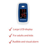 SmartHeart™ Fingertip Pulse Oximeter Adult (1218872_CS) 48/CS