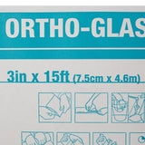 ORTHO-GLASS® Padded Splint Roll 3 Inch X 15 Foot Fiberglass White (282600_CS) 2/CS