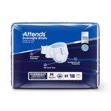 Attends® Overnight Unisex Adult Incontinence Brief Medium Disposable Heavy Absorbency (1078990_CS) 72/CS
