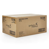 Graham Medical Products Patient Exam Gown Medium / Large Blue Disposable (178198_CS) 50/CS