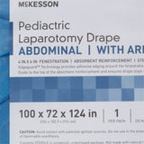 McKesson Abdominal Drape Pediatric Laparotomy Drape 100 W X 72 W X 124 L Inch Sterile (1101273_PK) 1/PK
