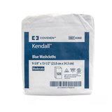 Kendall™ Washcloth 9-3/8 X 13-1/2 Inch Blue Disposable (1136069_CS) 500/CS