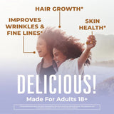 Mary Ruth's® Hair Growth Max Liposomal Dietary Supplement Vitamin E / B6 / Biotin 4 mg / 3 mg / 10,000 mcg Strength Liquid 15.22 oz. Almond Cookie Flavor (1271763_EA) 1/EA