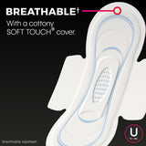 U by Kotex Security Feminine Pad Ultra Thin with Wings Regular Absorbency (1184197_PK) 36/PK