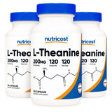 nutricost® Dietary Supplement L-Theanine 200 mg Strength Capsule 120 Per Bottle (1270257_BT) 1/BT