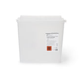 McKesson Prevent® Sharps Container Translucent Base 10-3/4 H X 10-1/2 W X 4-3/4 D Inch Horizontal Entry 1.25 Gallon (855126_EA) 1/EA