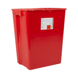 McKesson Prevent® Sharps Container Red Base 20-4/5 H X 17-3/10 W X 13 L Inch Vertical Entry 12 Gallon (854429_EA) 1/EA