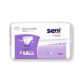 Seni® Super Unisex Adult Incontinence Brief Small Disposable Heavy Absorbency (1163834_PK) 25/PK